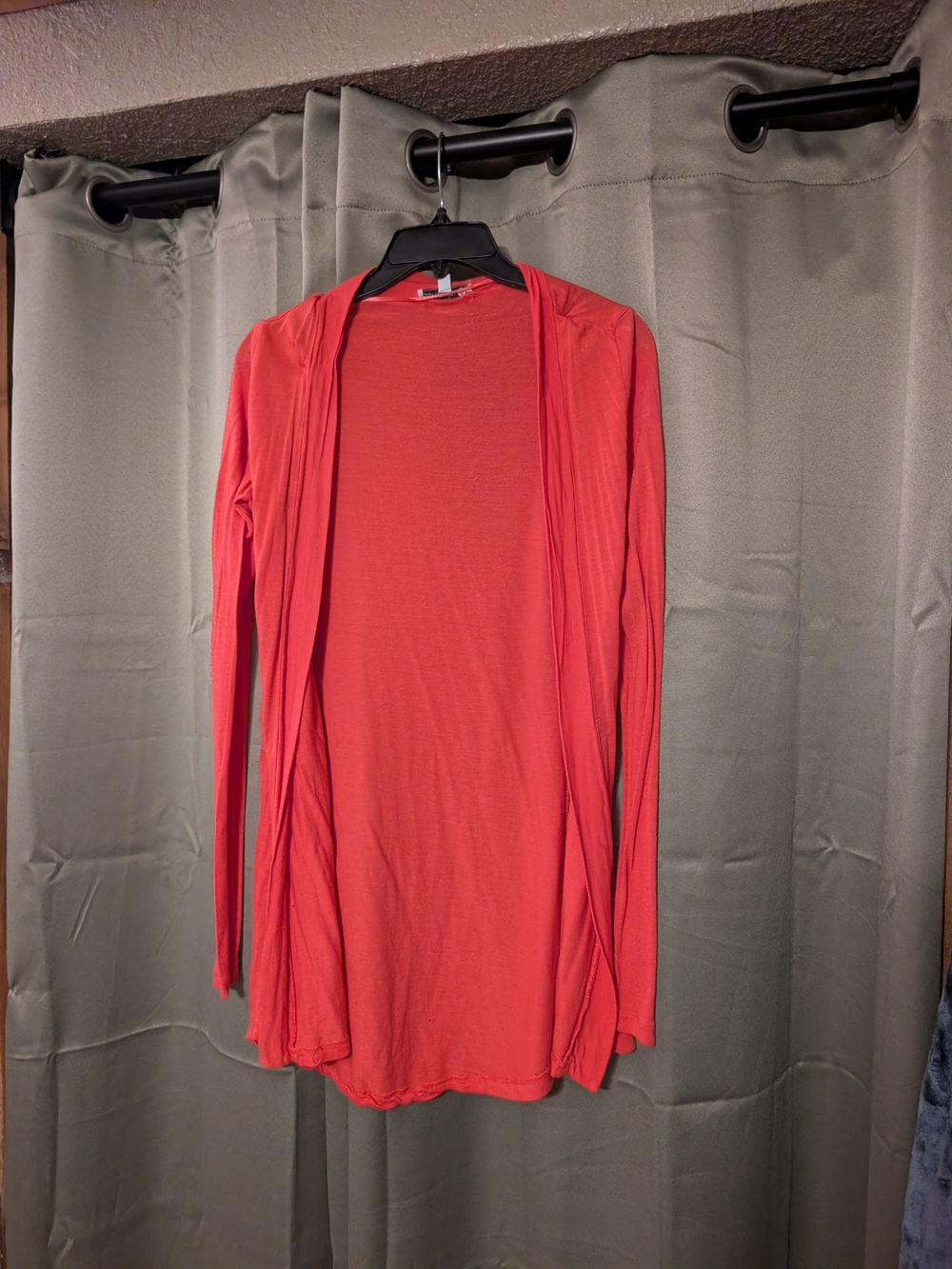 Cotton On Coral Open-Front Lightweight Cardigan
